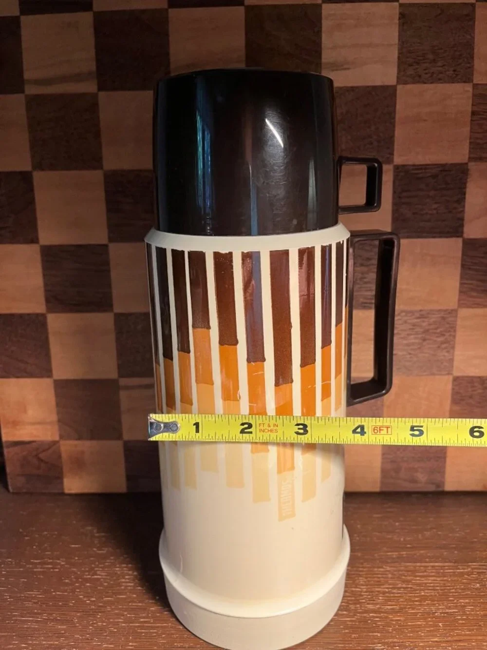 Vintage Autumn Tones MCM Thermos A576